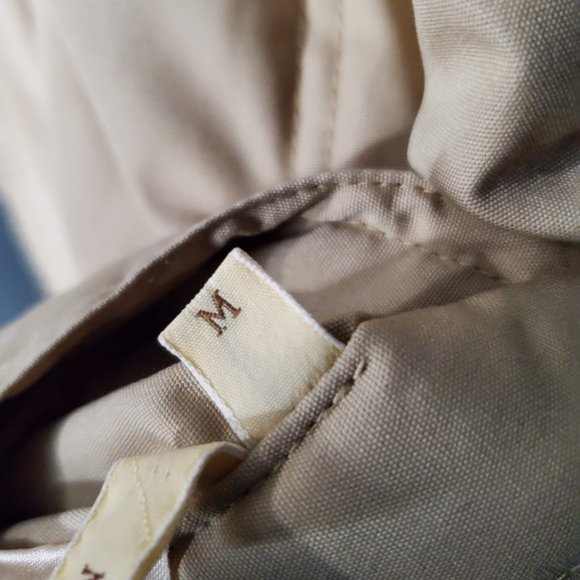 Vintage Reversible Puffer Jacket, Argile Sweater & Tan Canvas, M - Picture 7 of 10